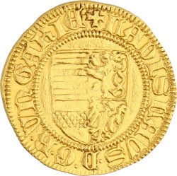 Hungary. Ladislas V. Goldgulden. ND (1453-1457). VF.