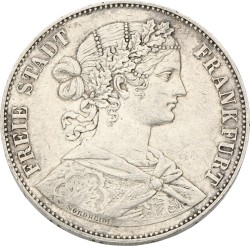 German States. Frankfurt. Vereinsthaler. 1860. XF.