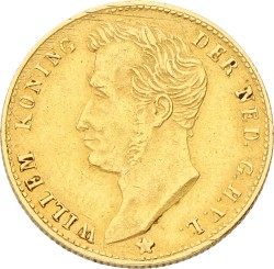 5 Gulden. Willem I. 1827B. Prachtig.