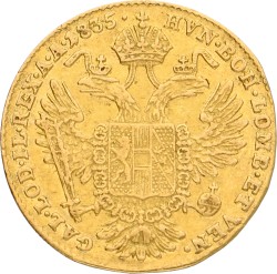 Austria. Austrian Empire. Franz II. Ducat. 1835. VF.