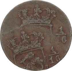 Duit - Dubbelgeslagen. Nederlands-Indië. ZJ (1821 - 1826). Fraai.