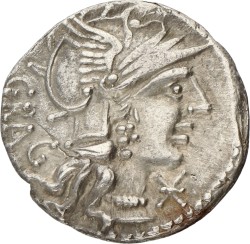 Roman Republic. L. Antestius Graculus. Denarius. ND (136 BC). XF.