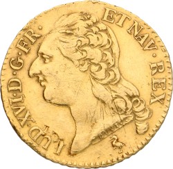 France. Louis VI. Louis d'Or. 1785A. VF.