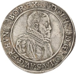 Hungary. Kremnica. Rudolph II. Thaler. 1598. VF.