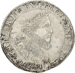 Hungary. Kremnica. Ferdinand II. Thaler. 1655. VF.