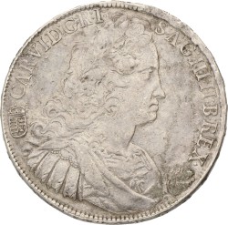 Hungary. Kremnica. Charles III. Thaler. 1737. VF.