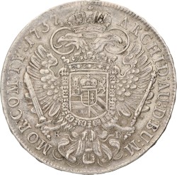 Hungary. Kremnica. Charles III. Thaler. 1737. VF