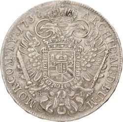 Hungary. Kremnica. Charles III. Thaler. 1737. VF.