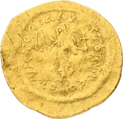 Byzantine Empire. Constaninople. Justinus I. Tremissis. ND (518 - 527). F.