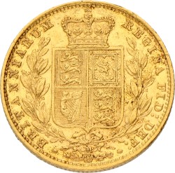 Australia. British colony. Melbourne. Victoria. Sovereign. 1884 M. AUnc.