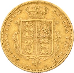 Great Britain. Victoria. ½ Sovereign. 1884. VF.