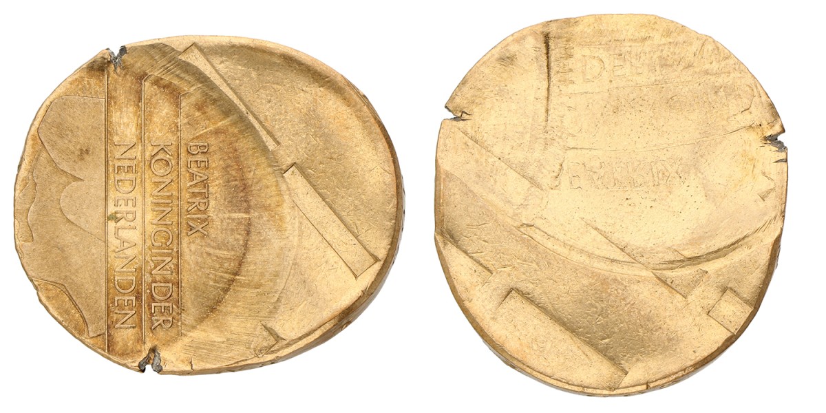 5 Gulden - Dubbelslag. Beatrix. ZJ. Zeer Fraai.