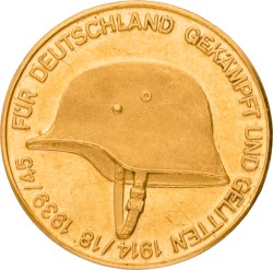 Germany. Für Deutschland gekämpft und gelitten 1914/18 1939/45 - In gold.