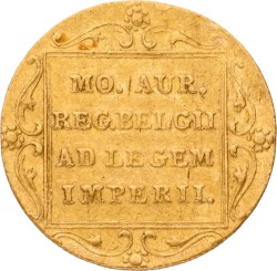 Gouden dukaat. Willem III. 1828 B. Zeer Fraai / Prachtig.