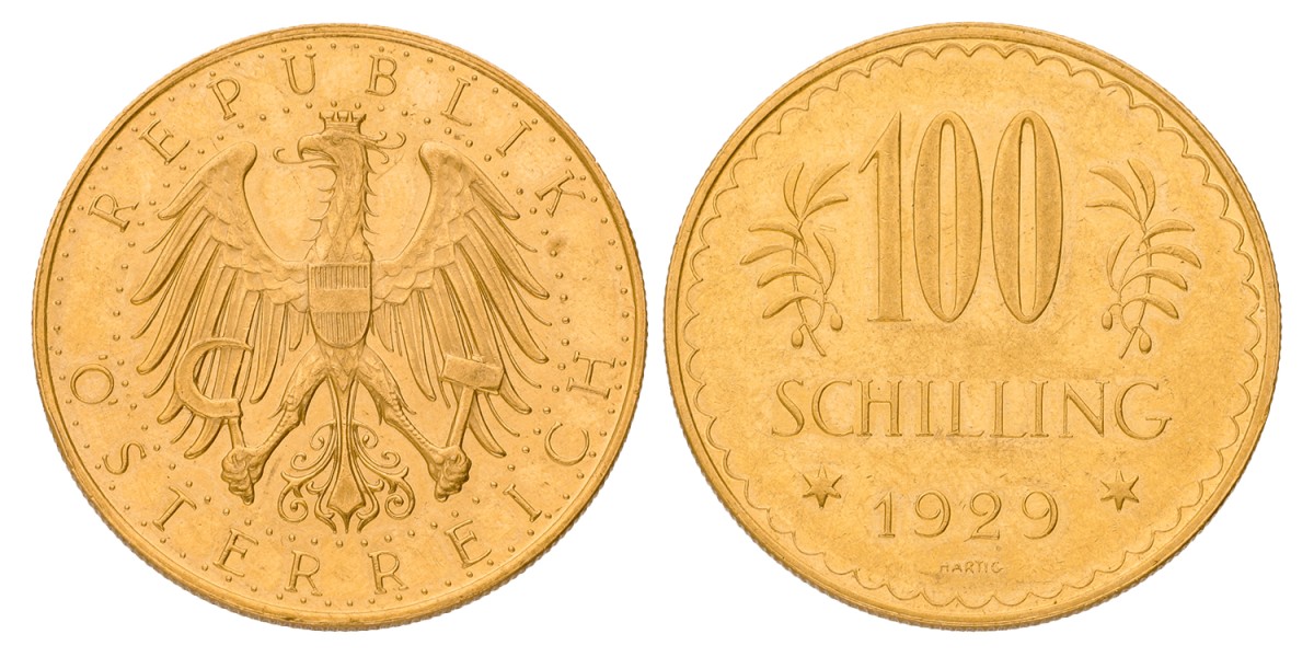 Austria. Republic. 100 Schilling. 1929. AUnc.