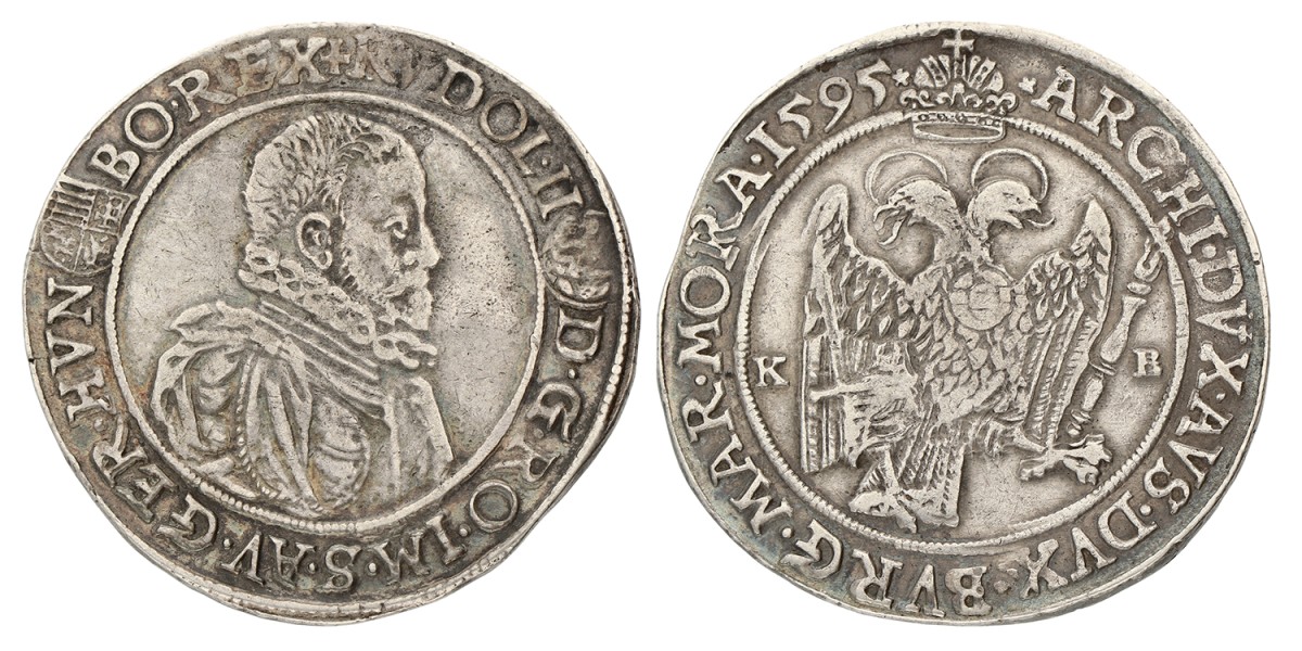 Hungary. Kremnica. Rudolph II. Thaler. 1598. VF.