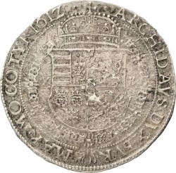 Hungary. Kremnica. Matthias II. Thaler. 1612. F.