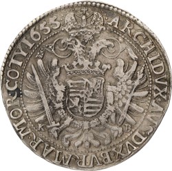 Hungary. Kremnica. Ferdinand III. Thaler. 1655. VF.