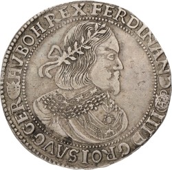 Hungary. Kremnica. Ferdinand III. Thaler. 1655. VF.