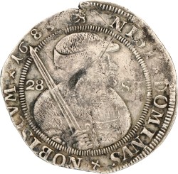 Florijn van 28 stuivers. Friesland. 168(3). Fraai / Zeer Fraai.
