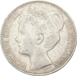 2½ Gulden. Wilhelmina. 1898 B. Zeer Fraai.