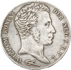 3 Gulden. Willem I. 1820. Zeer Fraai.