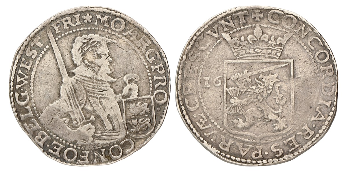 Rijksdaalder. West-Friesland. 1621. VF -