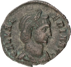 Roman Empire. Galeria Valeria. Follis. ND (305-311). VF.