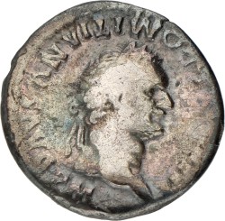 Roman Empire. Domitianus. Denarius. ND (81 - 96 AD). F.