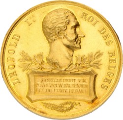 Belgium. 1841. Prize Medal for Academic Contests.