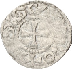 France. Feudal. Comté de Blois. Thibaut III. Denier. ND (1037 - 1090). VF.