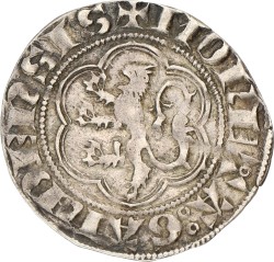 Halve Groot. Vlaanderen. Gent. Lodewijk van Nevers. ND (1322 - 1337). Prachtig.