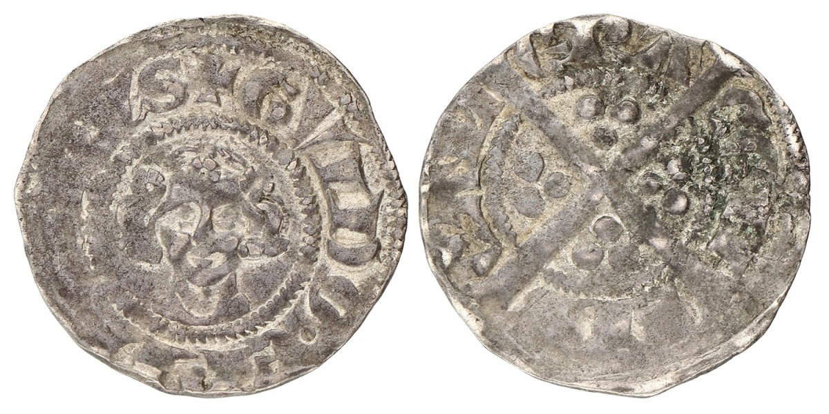 Esterlin. Kamerijk. Gui de Collemede. ND (1297 - 1298 AD). Zeer Fraai.