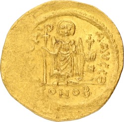 Byzantine Empire. Constantinopel. Phocas. Solidus. ND (602 - 610). F.