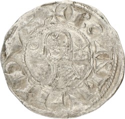 Crusader States. Principality of Antiochia. Bohemond III. Denier. ND (1149 - 1201). Zeer Fraai.