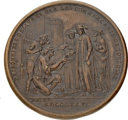 France. Toulouse. 1775. Restauration of Parliament in Toulouse and release of prisoners. AUnc