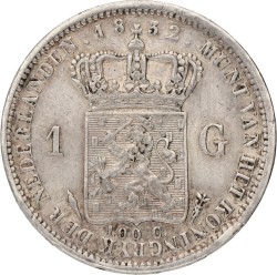 1 gulden. Willem I. 1832. Zeer Fraai.