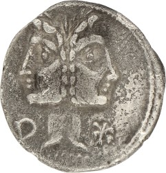 Roman Republic. C. Fonteius. Denarius. ND (114 - 113 BC). F.