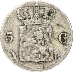 5 Cent. Willem I. 1827 B. Zeer Fraai -.