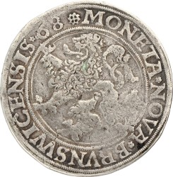 German states. Brunswick. Maximilian. Thaler. 1568. VF.