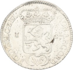 1 Gulden. V.O.C. (Zeeland). 1791. Fraai / Zeer Fraai.