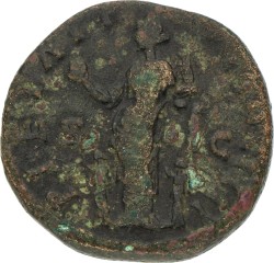 Roman Empire. Antonius Pius. Dupondius. ND (138 - 161 AD). F.