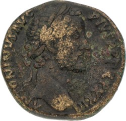 Roman Empire. Antonius Pius. Dupondius. ND (138 - 161 AD). F.