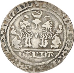 2 Stuiver of Vuurijzer. Vlaanderen. Gent. Philips de Stoute. ZJ (1482- 1506). F.