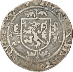 2 Stuiver of Vuurijzer. Vlaanderen. Gent. Philips de Stoute. ZJ (1482- 1506). F.