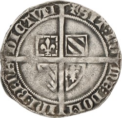 Dubbele Groot. Vlaanderen. Philips de Stoute. ZJ (1389 - 1404). Zeer Fraai.