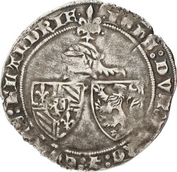 Dubbele Groot of Braspenning. Vlaanderen. Gent. Jan zonder Vrees. ZJ (1409 - 1416). Zeer Fraai.