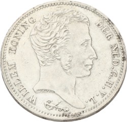 1 Gulden. Willem I. 1832. Prachtig / UNC.