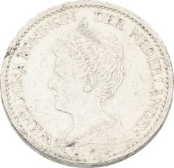 1 Gulden. Wilhelmina. 1911. Zeer Fraai / Prachtig.