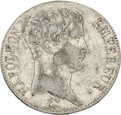 France. Napoleon Bonaparte. 5 Francs. 1806 L. VF.